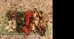 Grilled Tequila-Lime Chicken Fajitas