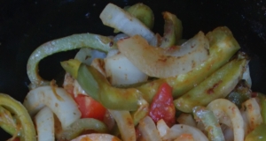 Slow Cooker Fajita Vegetables