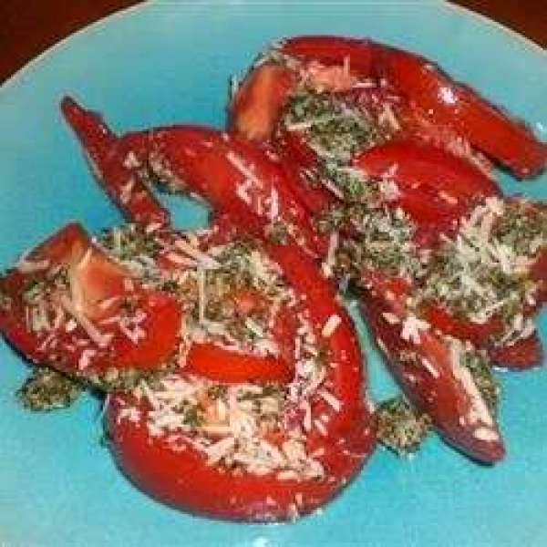 Sliced Tomatoes with Fresh Herb Dressing