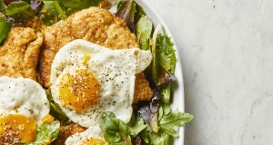 Dukkah Chicken Cutlets and Eggs