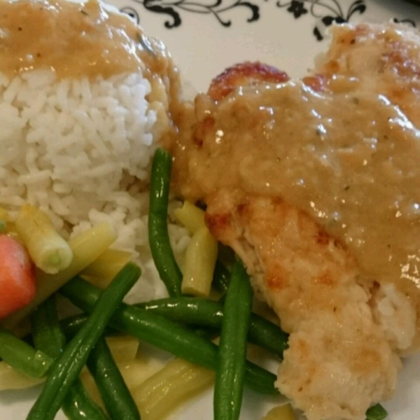 Chicken with Rice and Gravy