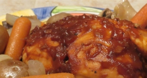 Easy Barbeque Chicken and Red Potatoes