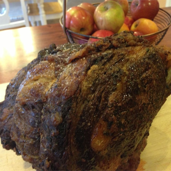 Chef James Holiday Prime Rib with Cabernet and Dried Cherry Sauce