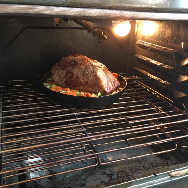 Chef James Holiday Prime Rib with Cabernet and Dried Cherry Sauce