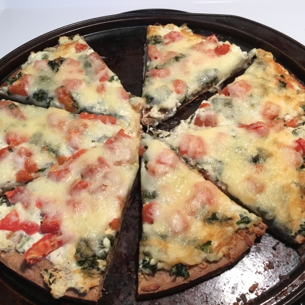 Red, White, and Green Pizza