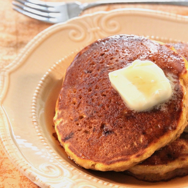 Pumpkin Banana Pancakes