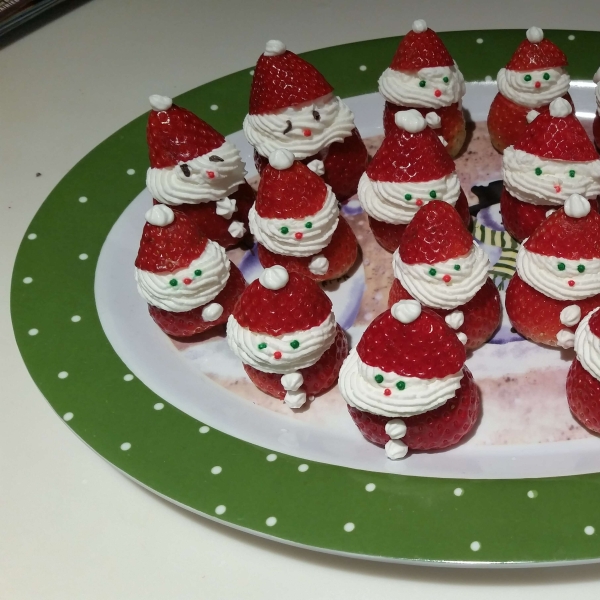 Mini Strawberry Santas