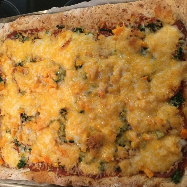 Gluten-Free Cheese and Herb Pizza Crust