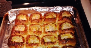 Meatball-Stuffed Garlic Bread Sliders