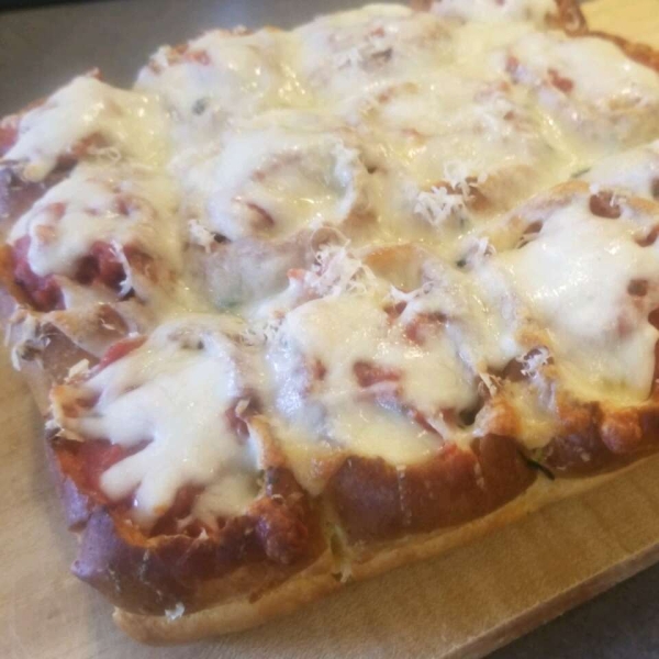 Meatball-Stuffed Garlic Bread Sliders