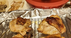 Super Easy Roasted Chicken Thighs