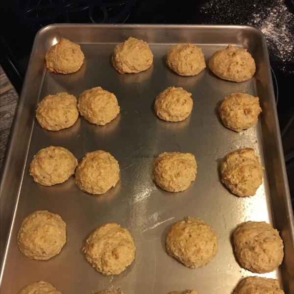 Eggless Whole Wheat Biscuits