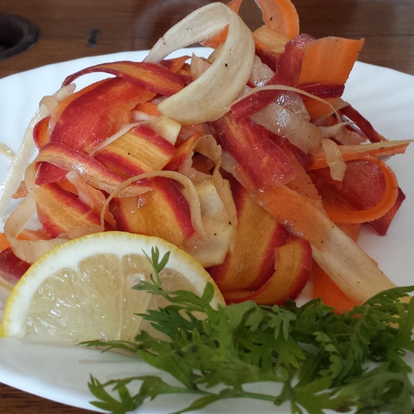 Rainbow Carrot Salad