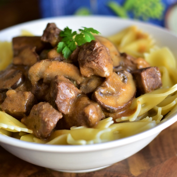 From-Scratch Venison Stroganoff