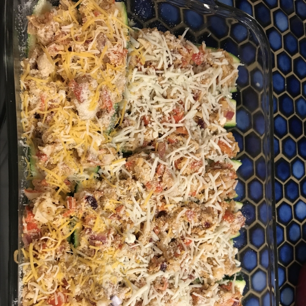 Mandy's Crab Stuffed Zucchini