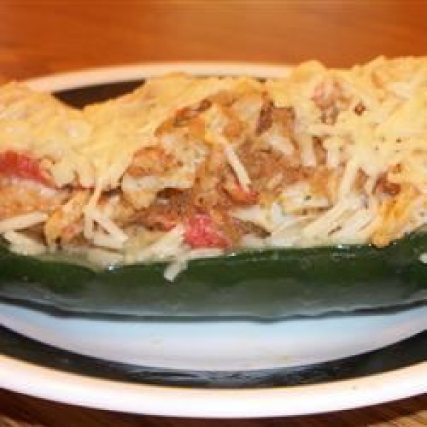 Mandy's Crab Stuffed Zucchini