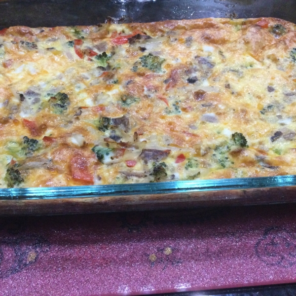 Frittata with Leftover Greens