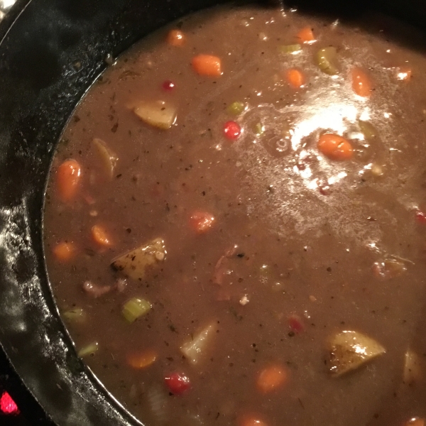 Hearty Cranberry-Bison Stew