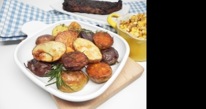 Garlic and Herb Roasted Baby Potatoes