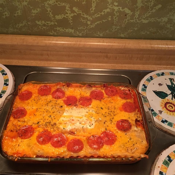 Sausage and Peppers Lasagna