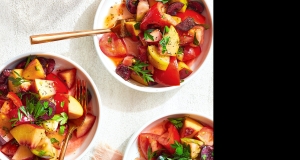 Stone Fruit and Tomato Salad
