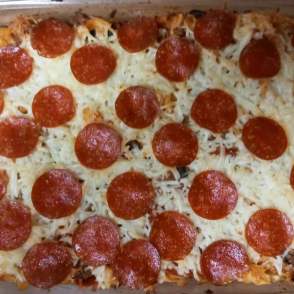 Pepperoni Pizza Casserole