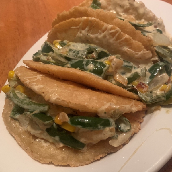 Rajas con Queso