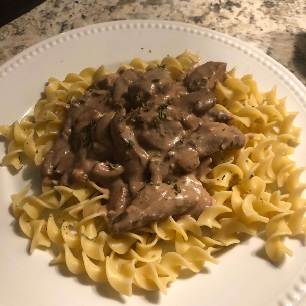 Elegant Beef Stroganoff