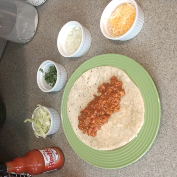 Salsa Chicken Burrito Filling