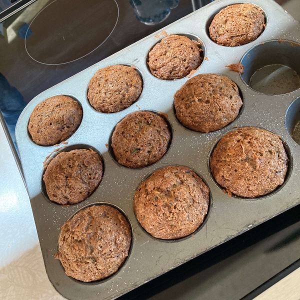 Vegan Zucchini Banana Bread Muffins