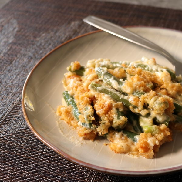 Classic Green Beans Au Gratin