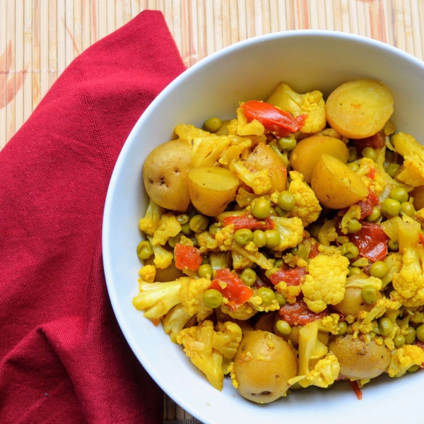 Slow Cooker Vegetarian Curry