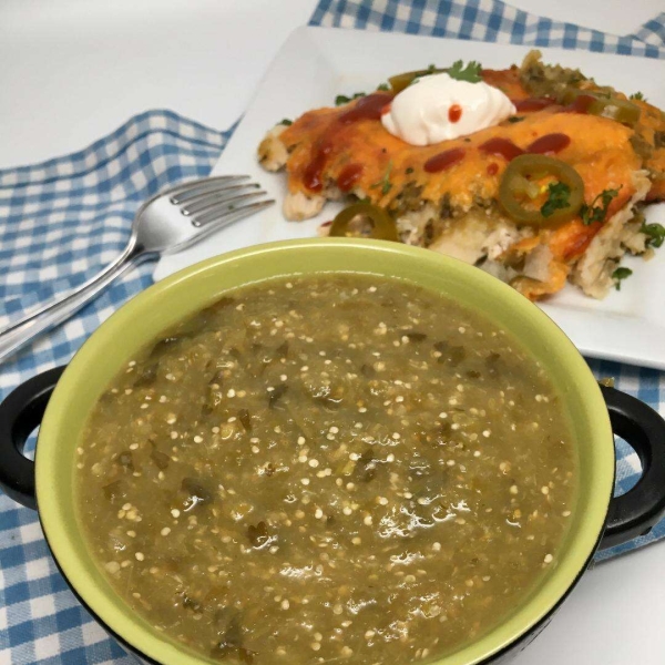 Tomatillo Enchilada Sauce