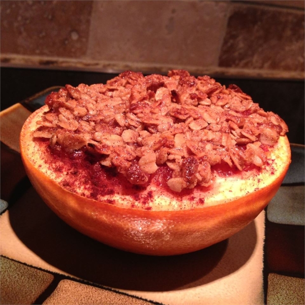 Broiled Grapefruit Crisp