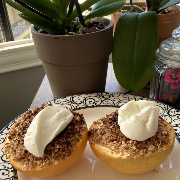 Broiled Grapefruit Crisp