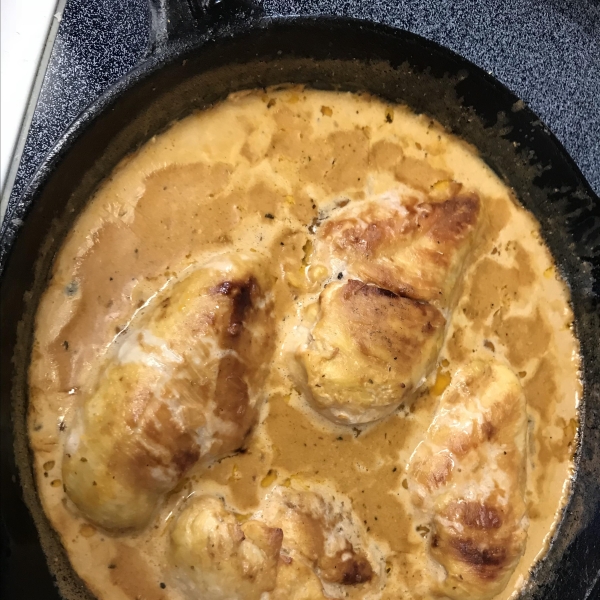 Russian Chicken with Feta Cheese