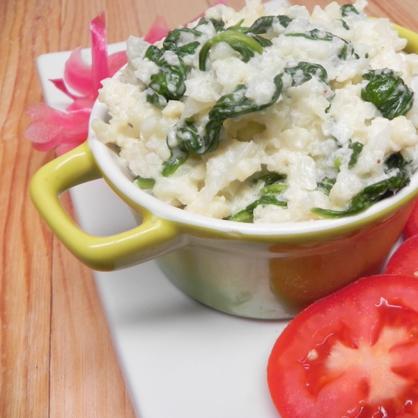 Low-Carb Cauliflower-Spinach Side Dish