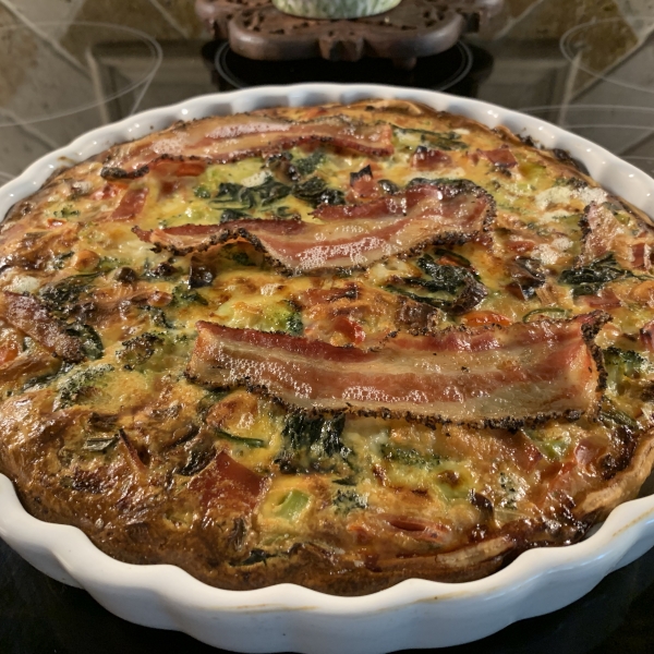 Ham and Veggie Quiche