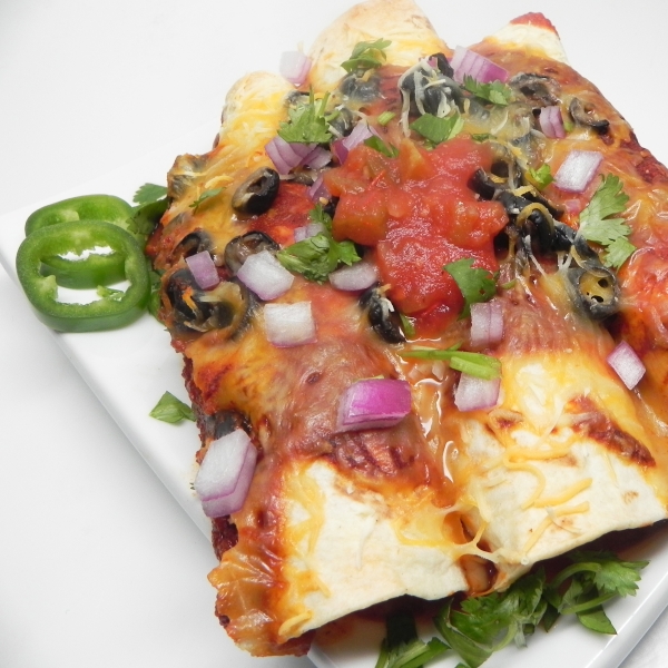 Easy Vegetarian Enchiladas