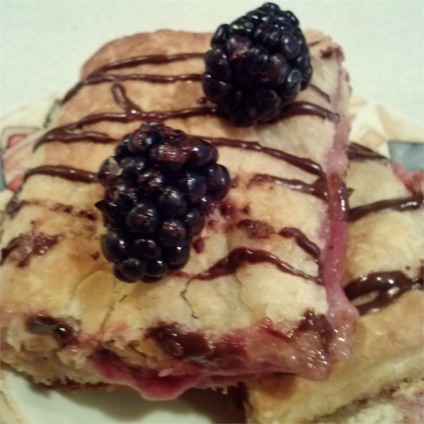 Blackberry Puff Pastry Tarts