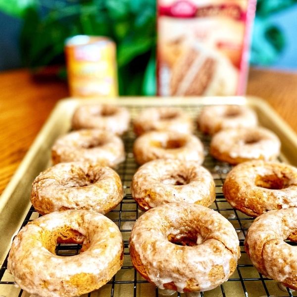 Two Ingredient Pumpkin Donuts