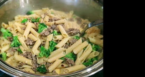 Italian Sausage with Farfalle and Broccoli Rabe