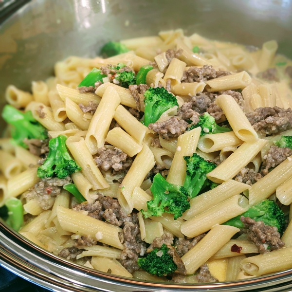 Italian Sausage with Farfalle and Broccoli Rabe