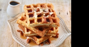 Pecan-Ricotta Waffles