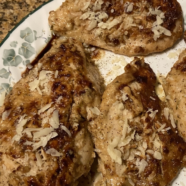 Creamy Baked Asiago Chicken Breasts