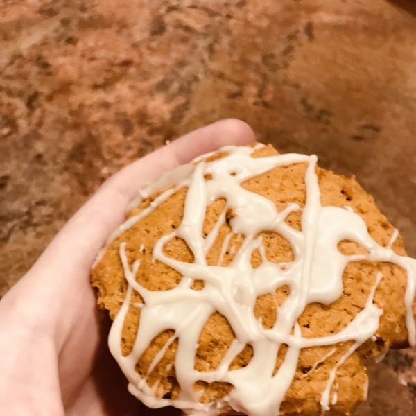 Iced Pumpkin Cookies