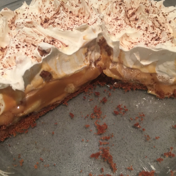 Banana-Dulce de Leche Pie (Banana-Caramel Pie)