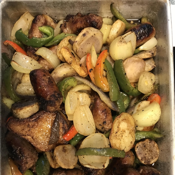 Classic Smoked Sausage & Peppers