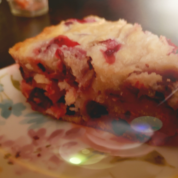 Crustless Cranberry Pie