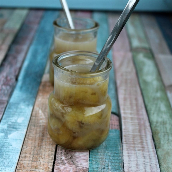 Candied Kai Bananas in Syrup and Coconut Cream